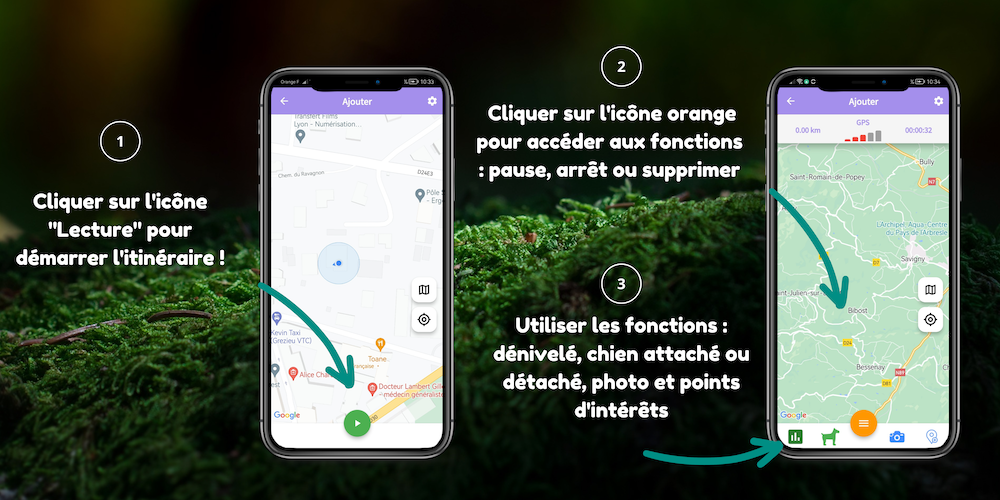 GPS ride tracking